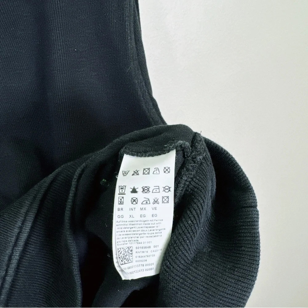 Hugo Boss Cotton Half Zip Ribbed Sweater - Picture 11 of 15